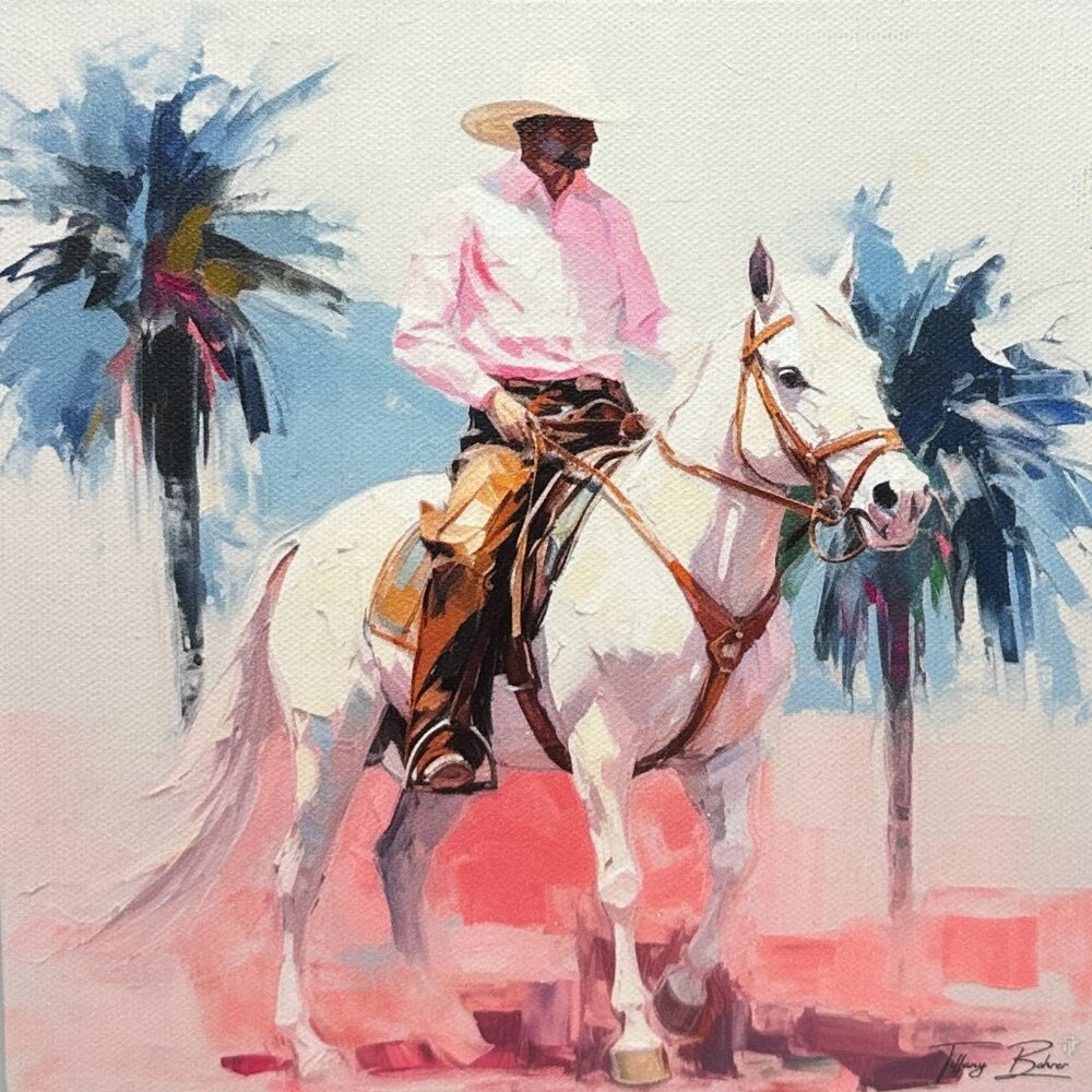 "Spurs & Sunshine" by Tiffany Bohrer - Archival Giclée Print on Canvas